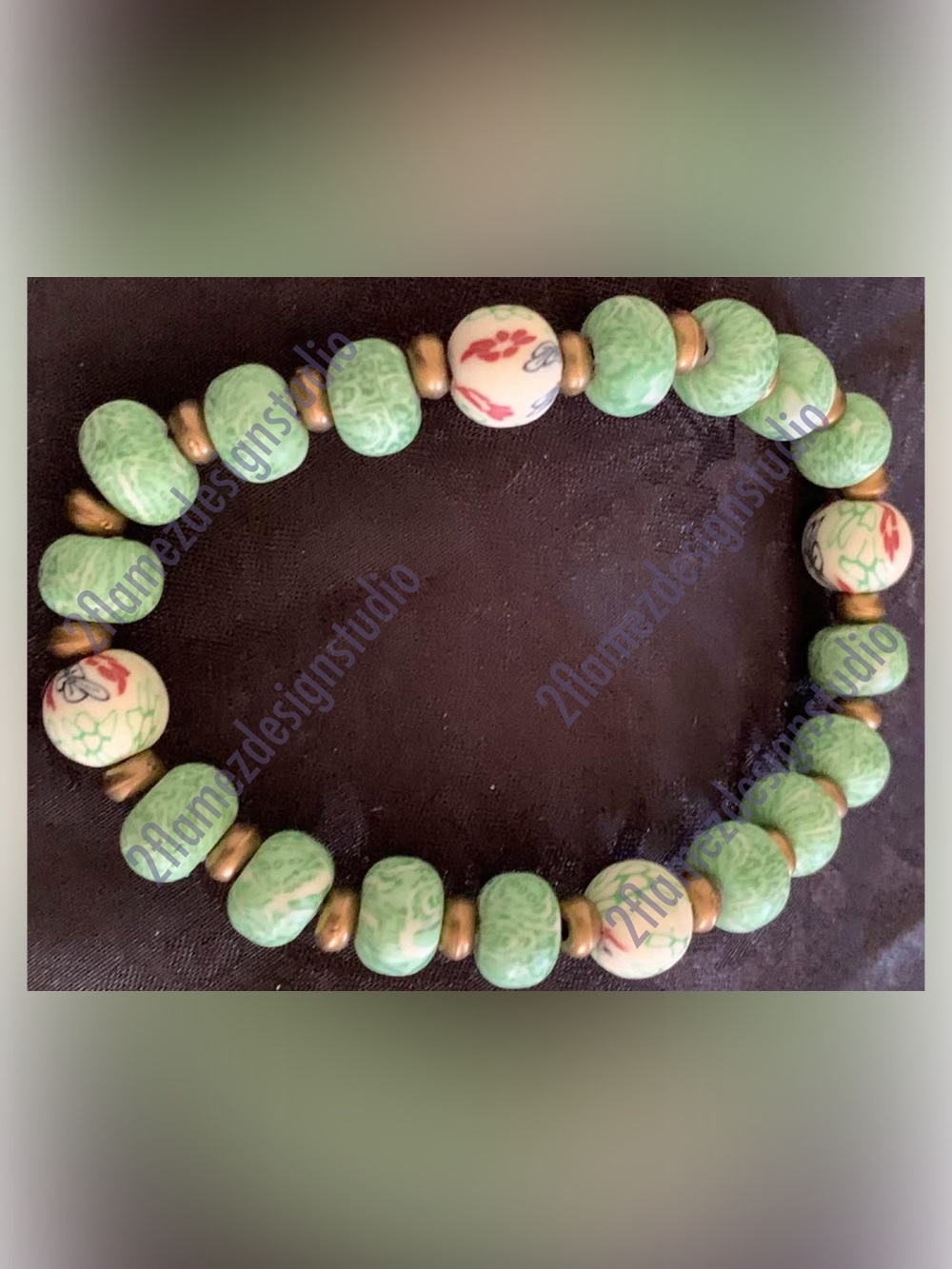 Asian Inspired Bauble Bracelet